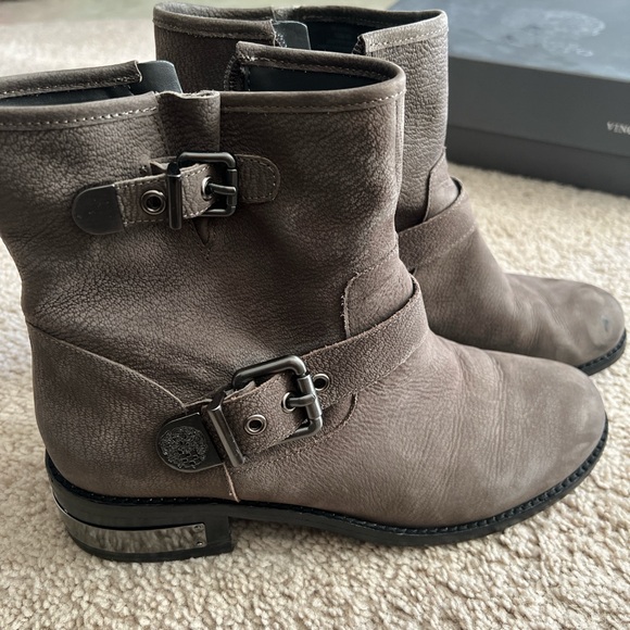 Vince Camuto Shoes - leather Vince Camuto biker boots. Style VO-WYDELL